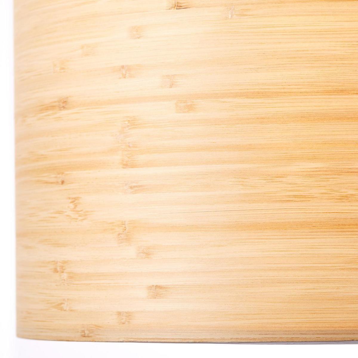 PENDELLEUCHTE Romm 99490/76 - Schwarz, Holz (35/35/120cm) - Brilliant