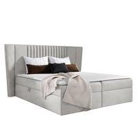 BOXBETT Spark - H3 - Hellgrau, Holz (120/200cm) - MIRJAN24