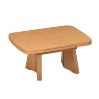 FUNKTIONSTISCH Callida höhenverstellbar und ausziehbar 90(130,5) x 65 x 54-73 Couchtisch massiv Buche - Hellbraun, Holz (90/65/54cm) - 58aufmkessel