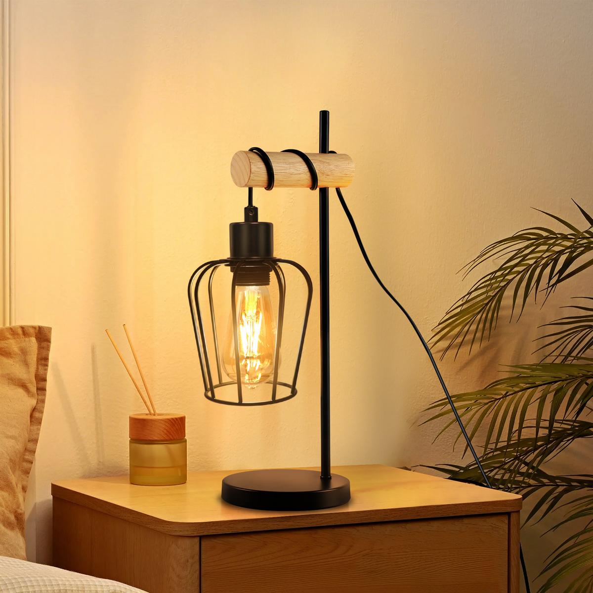 TISCHLAMPE Eira 46/20/15 cm - Braun, Metall (46/20/15cm) - ZMH