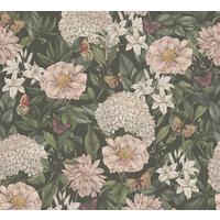 VLIESTAPETE Bunt 53/1005 cm - Schwarz, Textil (53/1cm) - KUNSTLOFT