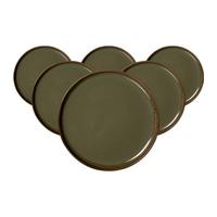 DESSERTTELLER Malaga Grün ø 22 cm 6er Set - Grün, Keramik (22cm) - Ritzenhoff Breker