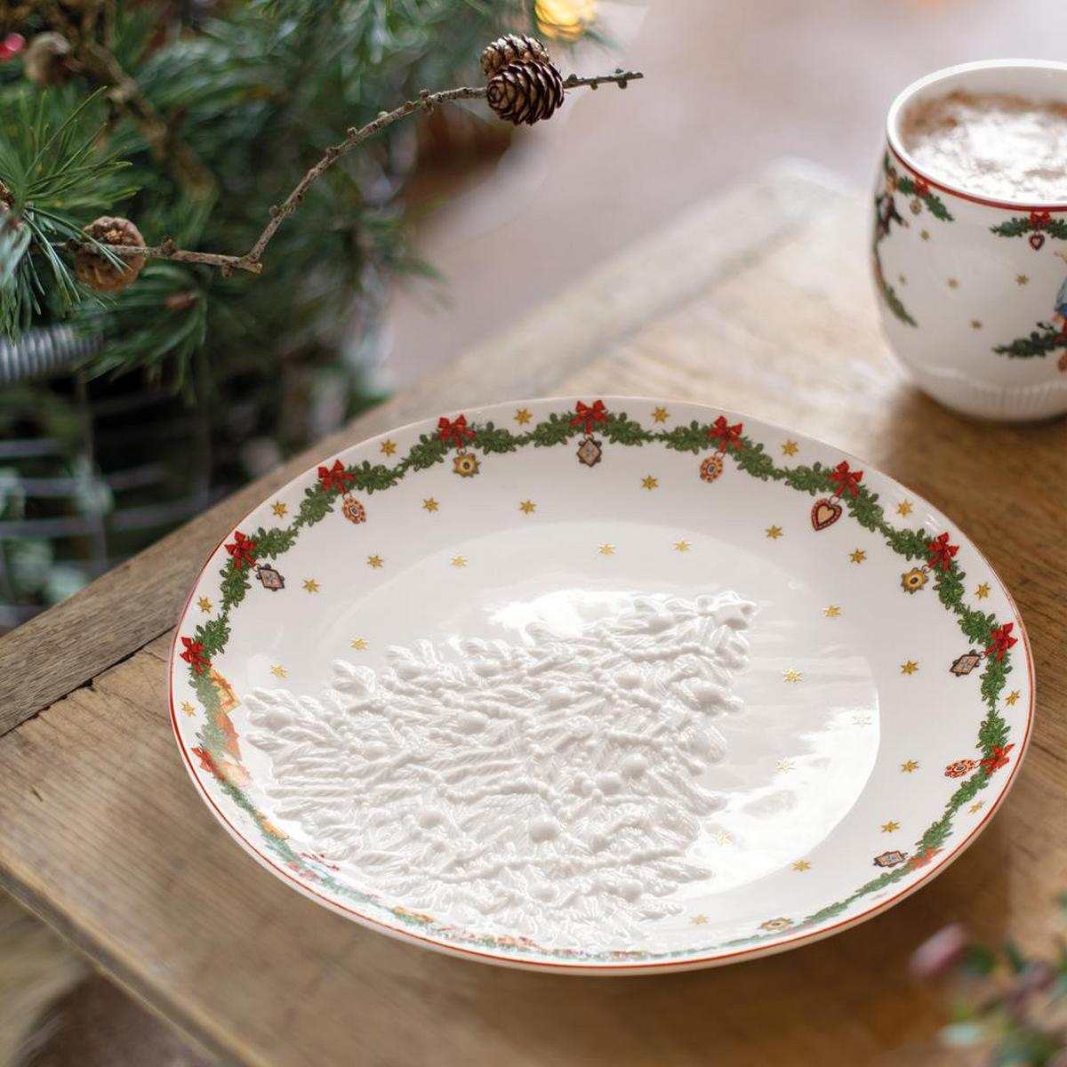 SCHALE MIT BAUM RELIEF Toy's Fantasy bunt ø 25 cm - Multicolor, Keramik (25.5cm) - Villeroy & Boch