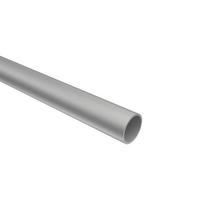 RUNDROHR 120 cm, 16 mm Ø Silbergrau - Alufarben, Metall (120cm) - INTERDECO