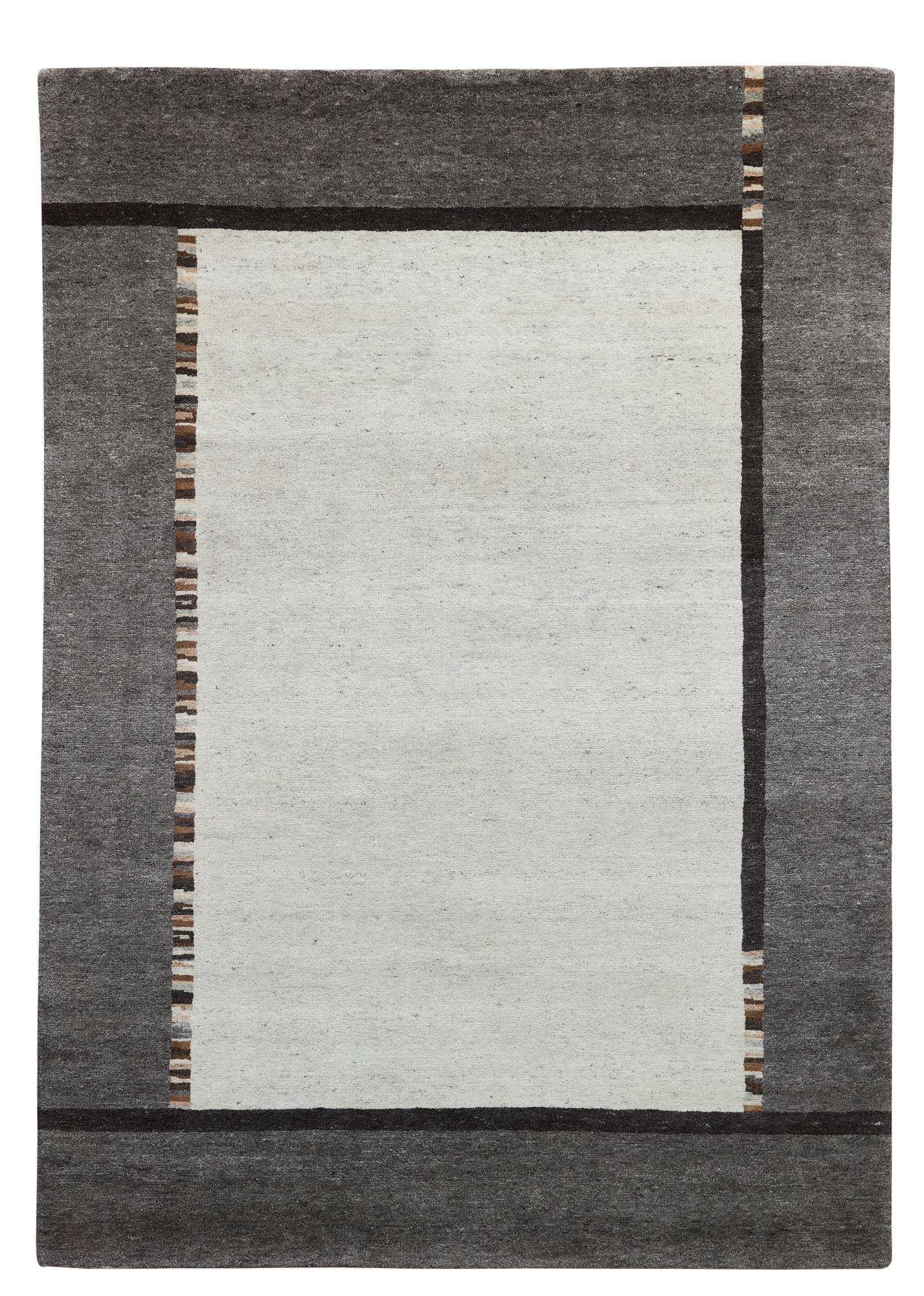 WOLLTEPPICH Heaven 70x140 cm - Grau, Textil (70/140cm) - Natur Pur