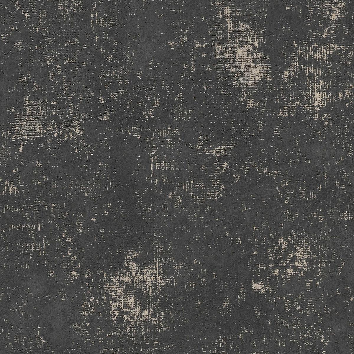 VLIESTAPETE Schwarz 53/1005 cm - Schwarz, Textil (53/1cm) - KUNSTLOFT