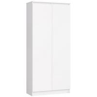 STANDREGAL Weiß 180/80/35 - Weiß, Holzwerkstoff (80/180/35cm) - RAUMHIRSCH FURNITURE