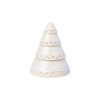 WINDLICHT BAUM Winter Glow beige ø 14,6 cm - Beige, Keramik (14.6/18.3/14.6cm) - like.Villeroy & Boch