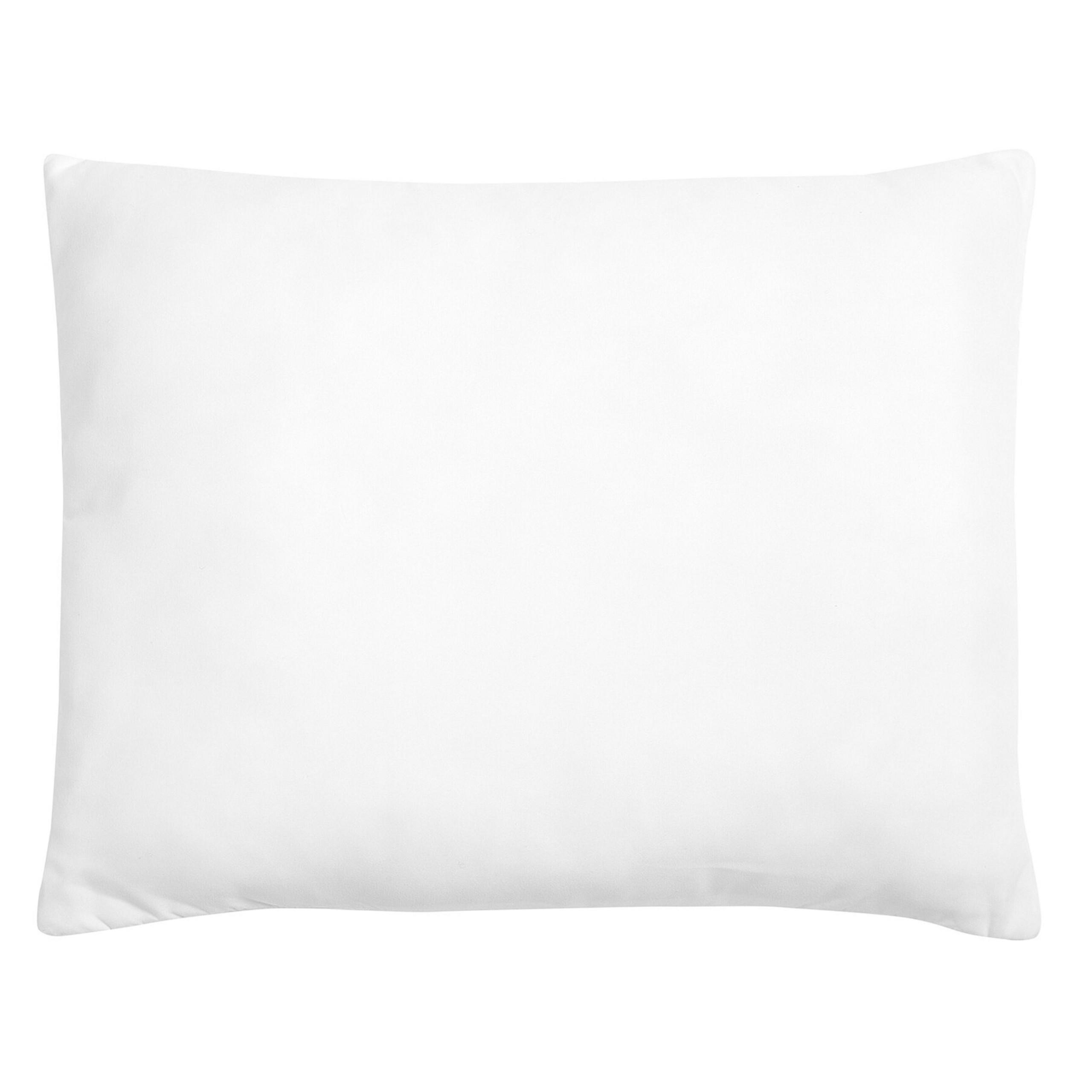 KOPFKISSEN Weiß 50/60 cm Errigal - Weiß, Textil (60/50cm) - Beliani