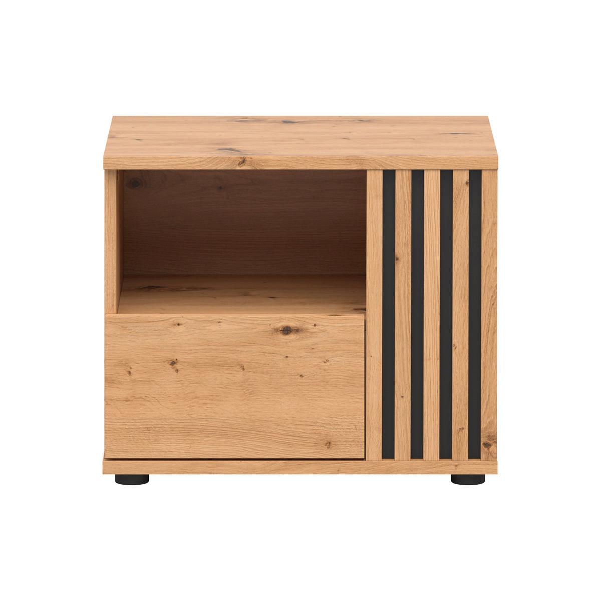 NACHTTISCH Ezra Holz - Braun, Holzwerkstoff (55/46/40cm) - Petits-meubles