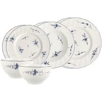 EINSTEIGER-SET Vieux Luxembourg weiß-blau 8-tlg. - Blau/Weiß, Keramik (2/2/2cm) - Villeroy & Boch