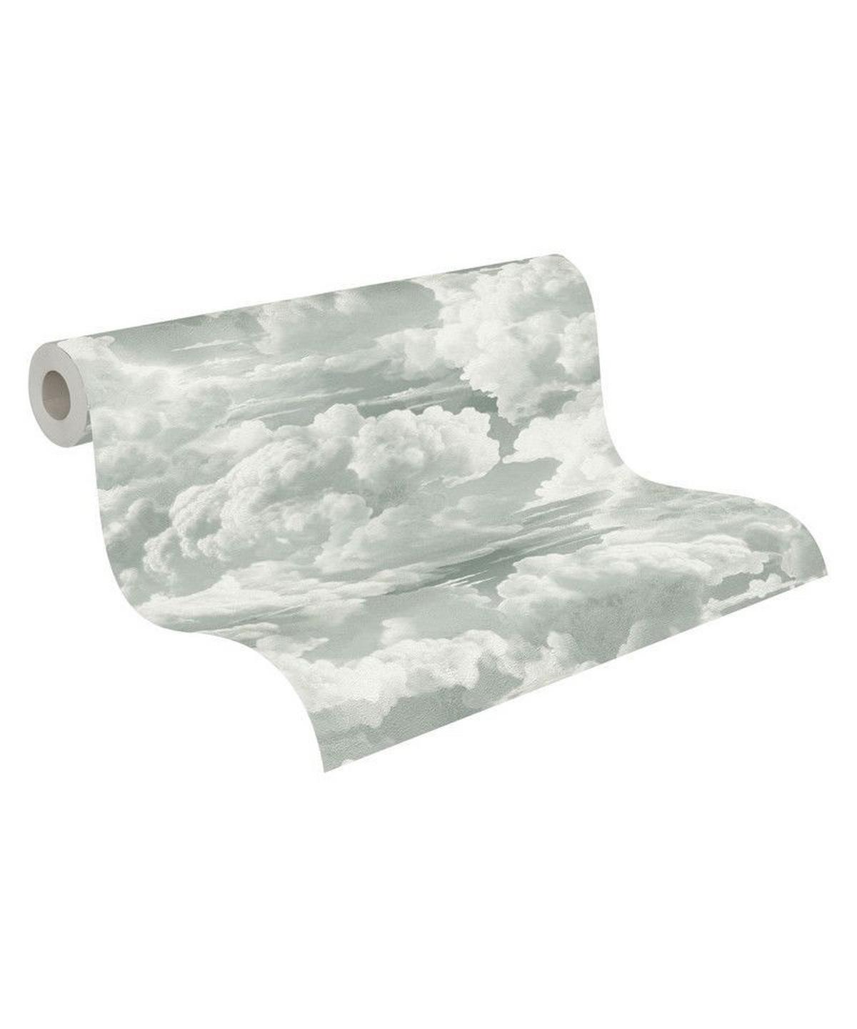 VLIESTAPETE Grau 53/1005 cm - Weiß, Textil (53/1cm) - KUNSTLOFT