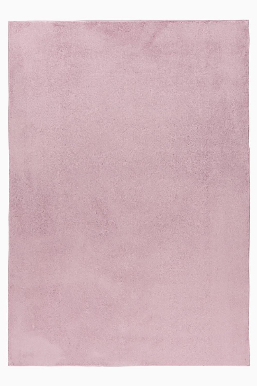KURZFLORTEPPICH Waschbar NECKAR, einfarbig, aus Polyester, Rosa, 80 x 150 cm - Rosa, Textil (150/80cm) - KADIMA DESIGN