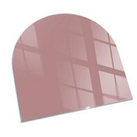 GLASPLATTE für Kamin 100x100 cm - Pink, Glas (100/100/0.4cm) - TULUP
