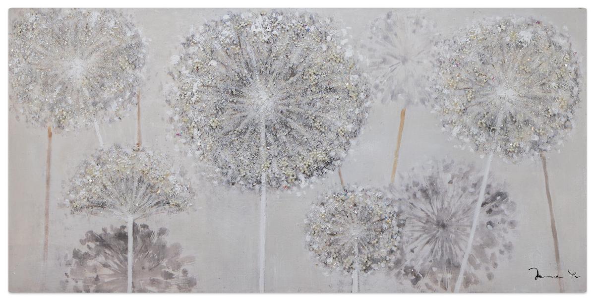 ACRYLBILD HANDGEMALT 120/60 cm - Taupe, Holz/Textil (120/60cm) - KUNSTLOFT