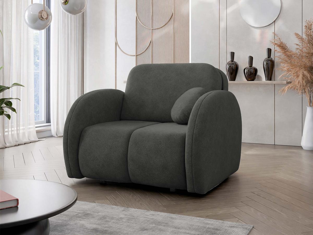 SCHLAFSOFA Viva Comfy I - Schwarz, Holz/Textil (102/85/103cm) - MIRJAN24