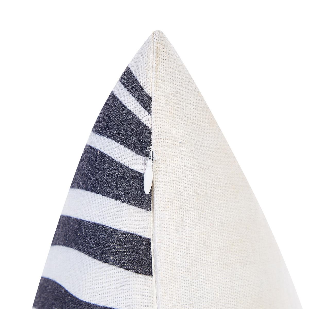 DEKOKISSEN 2er-Set Gelb 45/10 cm Manketti - Gelb, Textil (45/10cm) - Beliani