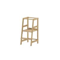 LERNTURM Kefira Massivholz Buche Natur mitwachsend stabil standfest - Buchefarben, Holz (41/85/48cm) - 58aufmkessel