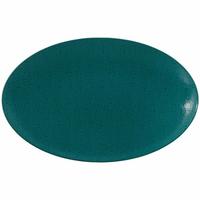 SERVIERPLATTE Life Fashion Trendy Petrol 40x26 cm - Petrol, Keramik (25.8/2.5/40.3cm) - Seltmann Weiden