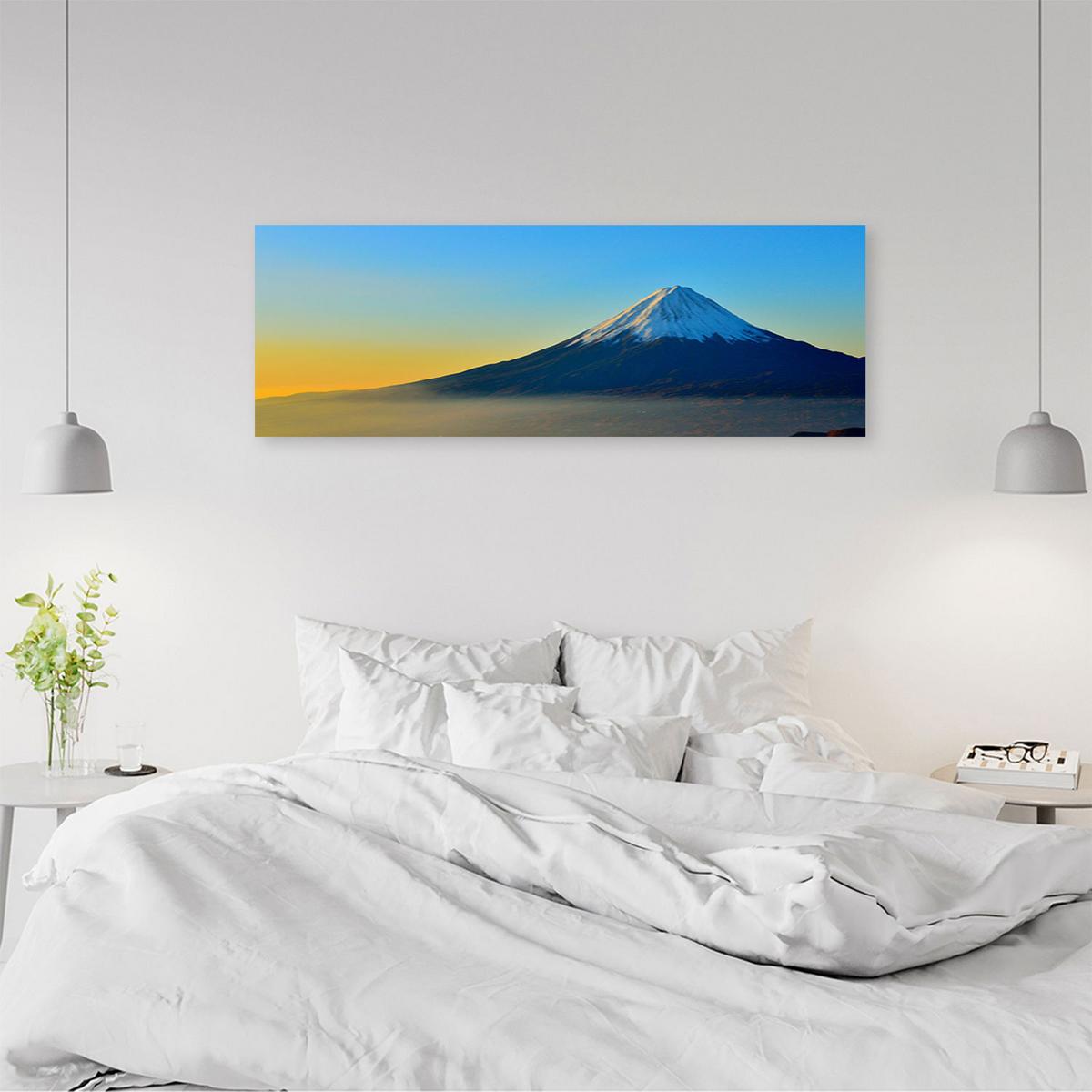 KUNSTDRUCK Blau 90/30 cm - Blau, Textil (90/30cm) - KUNSTLOFT