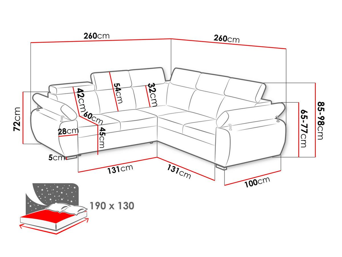 ECKSOFA Boston Maxi - Chromfarben/Bronzefarben, Holz/Textil (260/260cm) - MIRJAN24