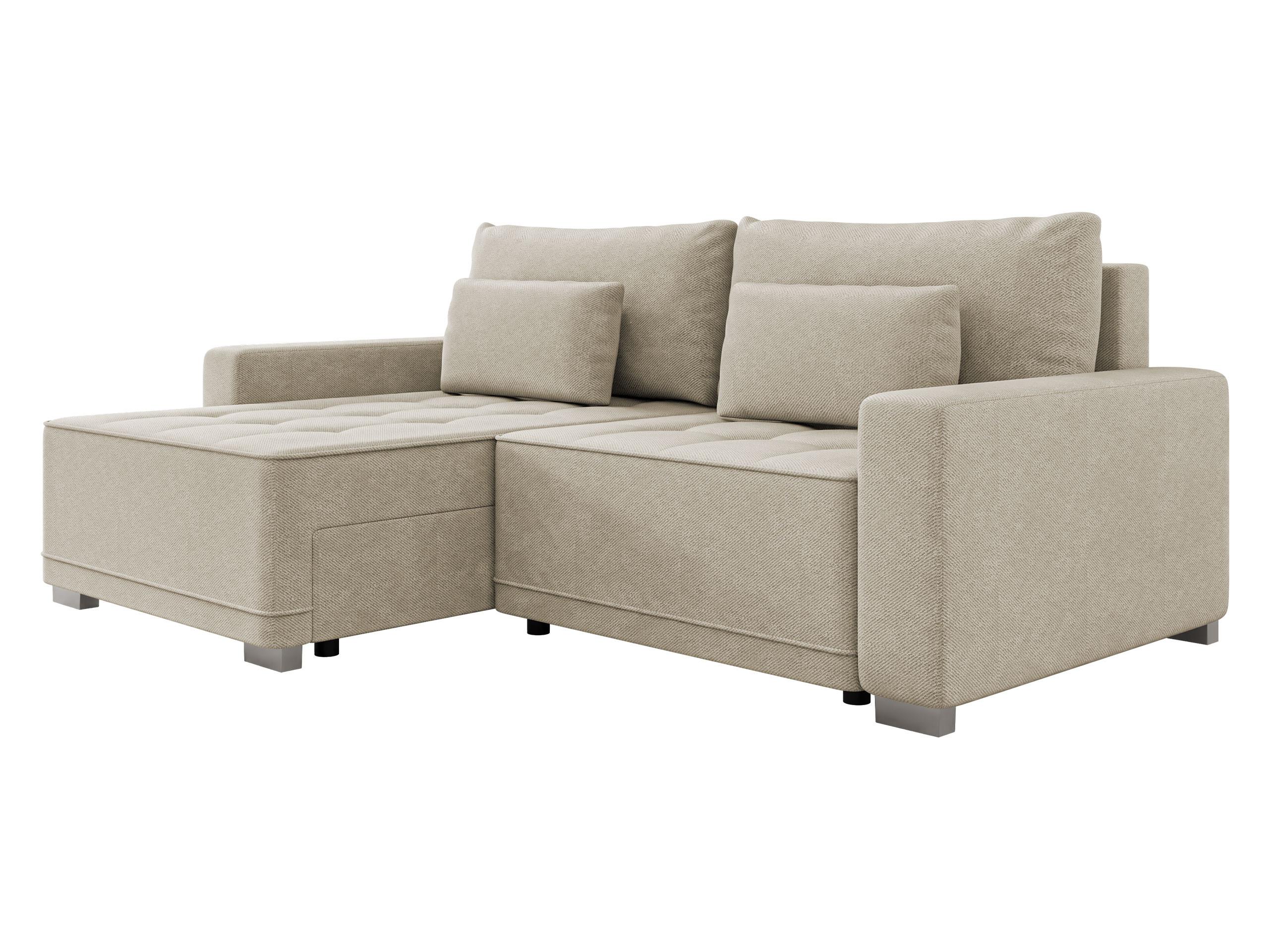 ECKSOFA Zeus - Naturfarben, Holz/Kunststoff (238/160cm) - MIRJAN24