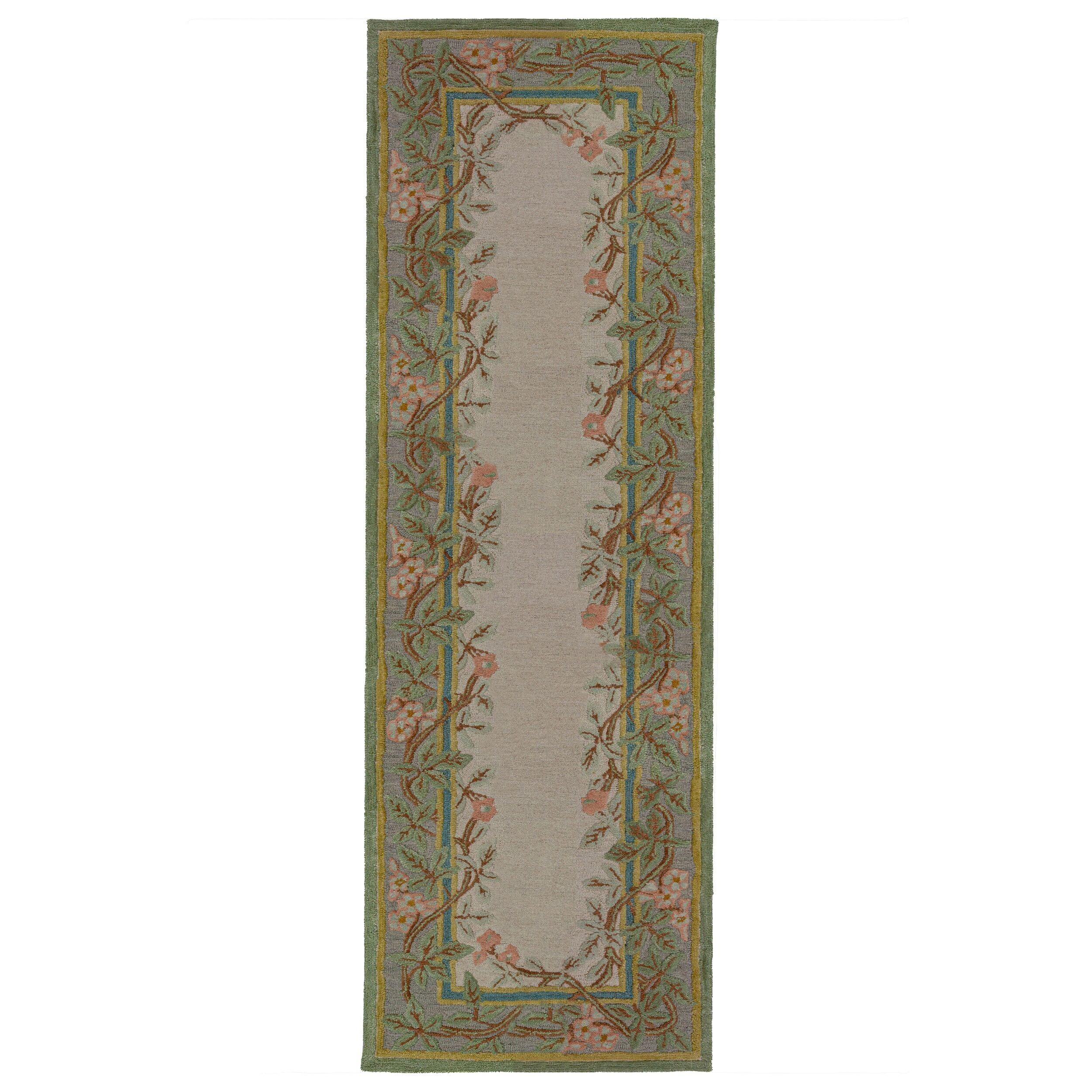 TEPPICH aus Wolle SOAR in Bunt, floral, 80 x 300 cm - Multicolor, Textil (80/300cm) - KADIMA DESIGN