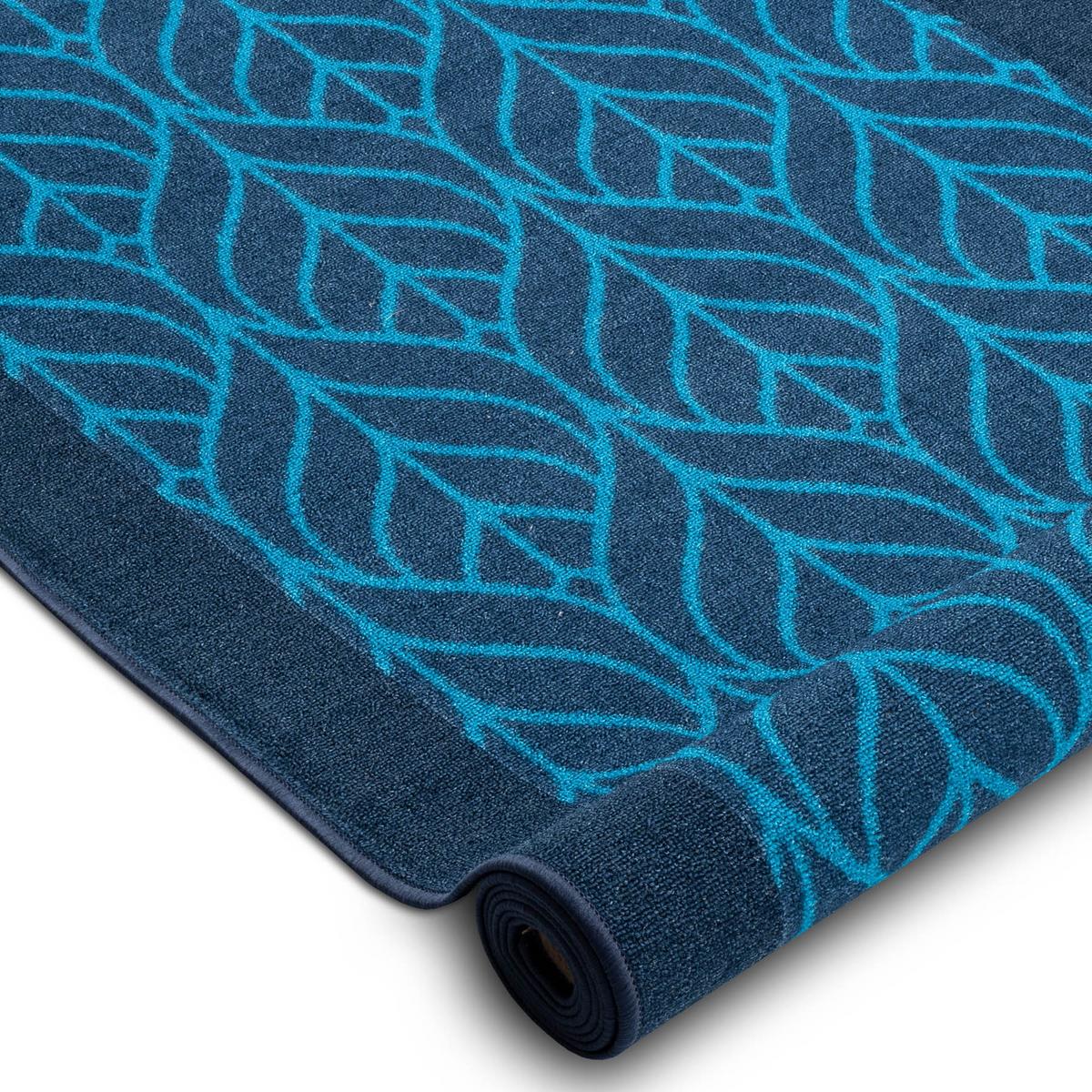 LÄUFER Antirutsch PIÓRA 80/120 cm - Blau, Textil (80/120cm) - rugsX
