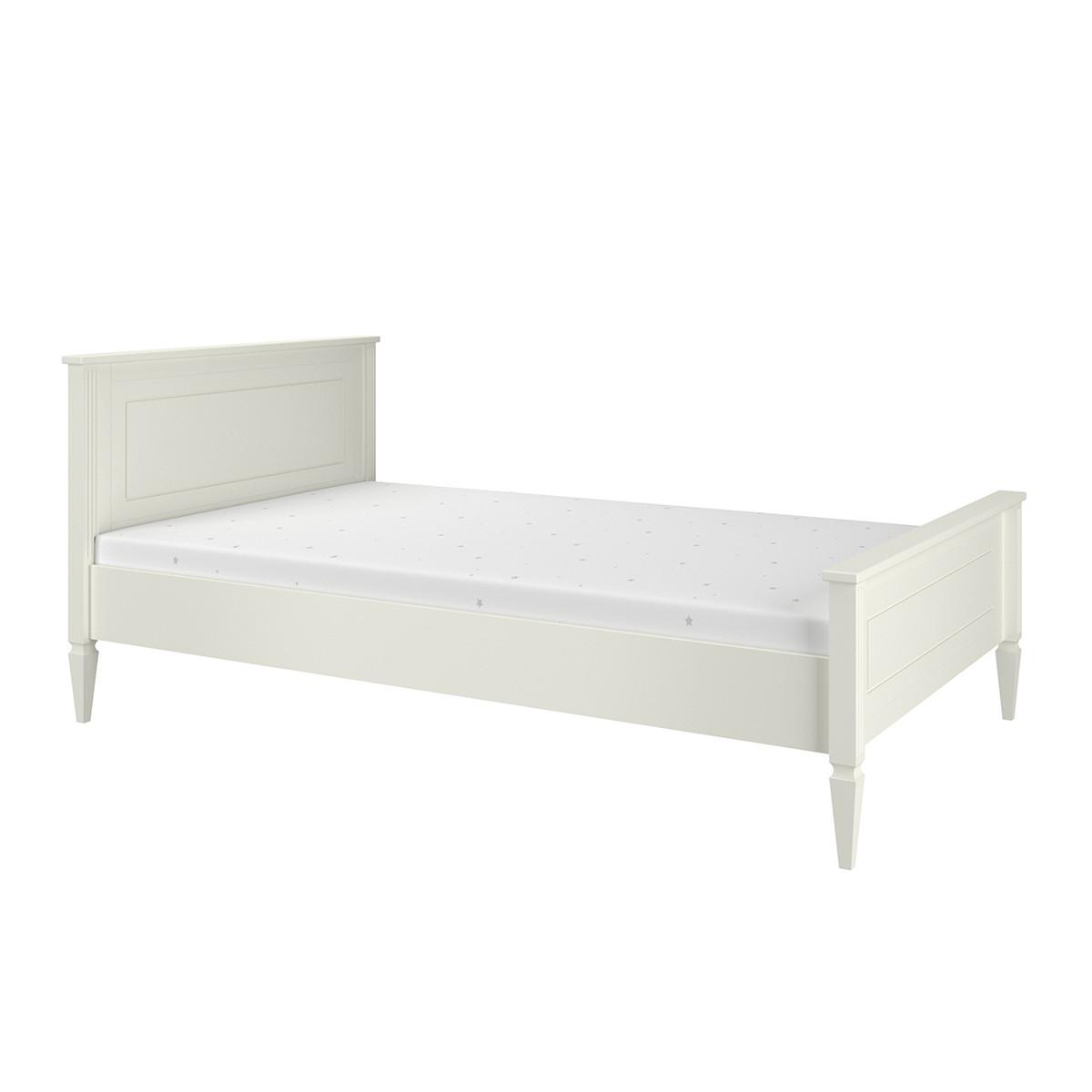 BETT 120/200 Ines Weiß - Weiß, Holzwerkstoff (120/200cm) - Petits-meubles