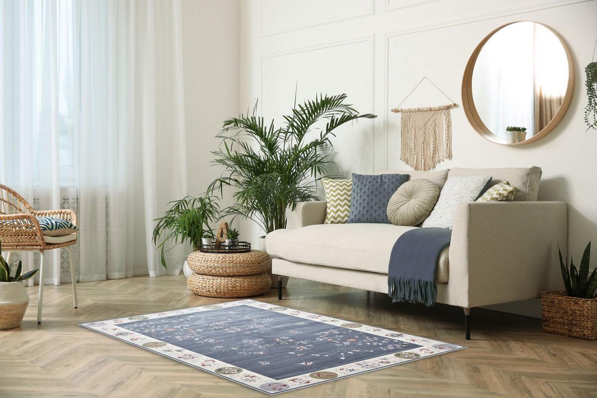 FLACHWEBETEPPICH Cherina 200x290 cm - Grau, Textil (200/290cm) - Gino Falcone