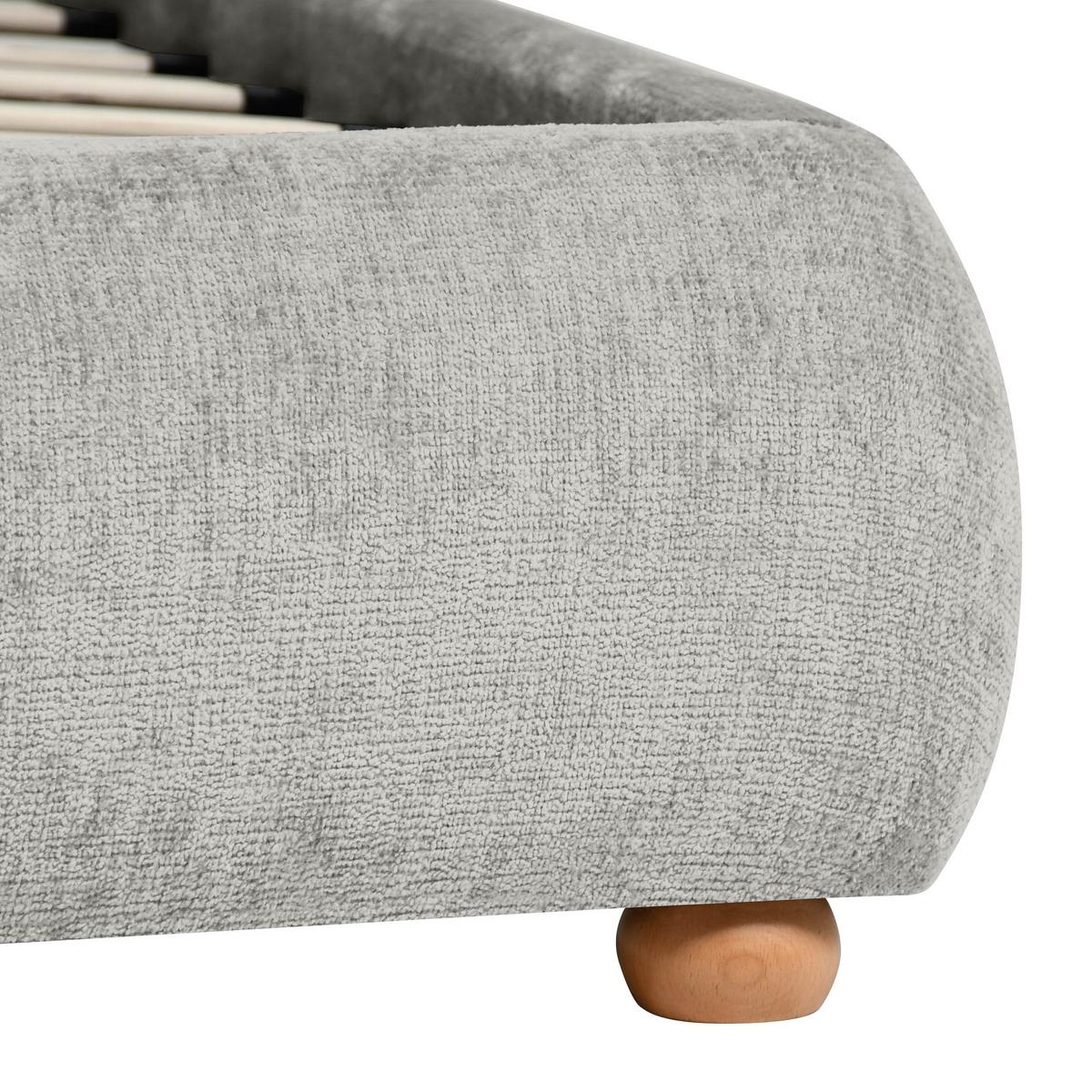 POLSTERBETT Sonho, Doppelbett 160x200 cm ohne Matratze, Chenille-Stoff, Beige - Beige, Textil (160/200cm) - Beautysofa