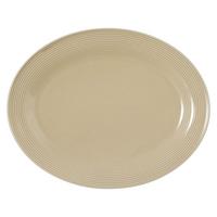 SERVIERPLATTE Beat Color Glaze Sandbeige 35 x 28 cm - Beige, Keramik (28/2.2/35.3cm) - Seltmann Weiden
