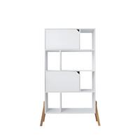 KINDERREGAL Lotta Weiß - Weiß, Holzwerkstoff (103/163/39cm) - RAUMHIRSCH FURNITURE