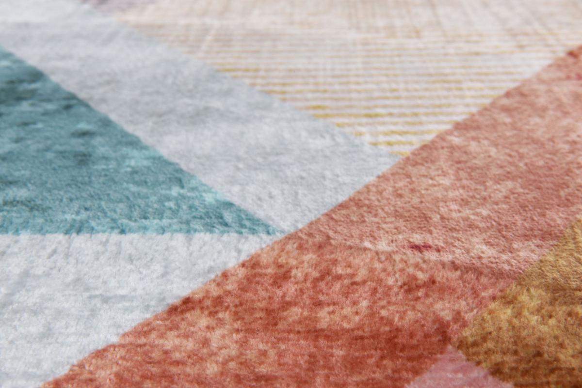 KURZFLORTEPPICH Rachele 90x160 cm - Multicolor, Textil (90/160cm) - Gino Falcone