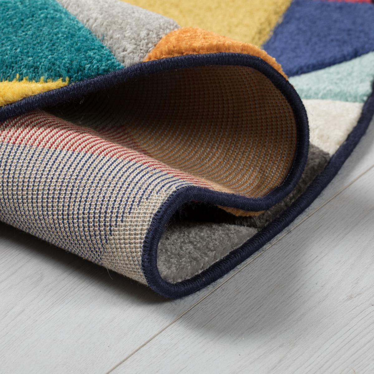 TEPPICH MEON, geometrisch, Florhöhe 11 mm, Bunt, 160 x 230 cm - Multicolor, Textil (230/160cm) - KADIMA DESIGN