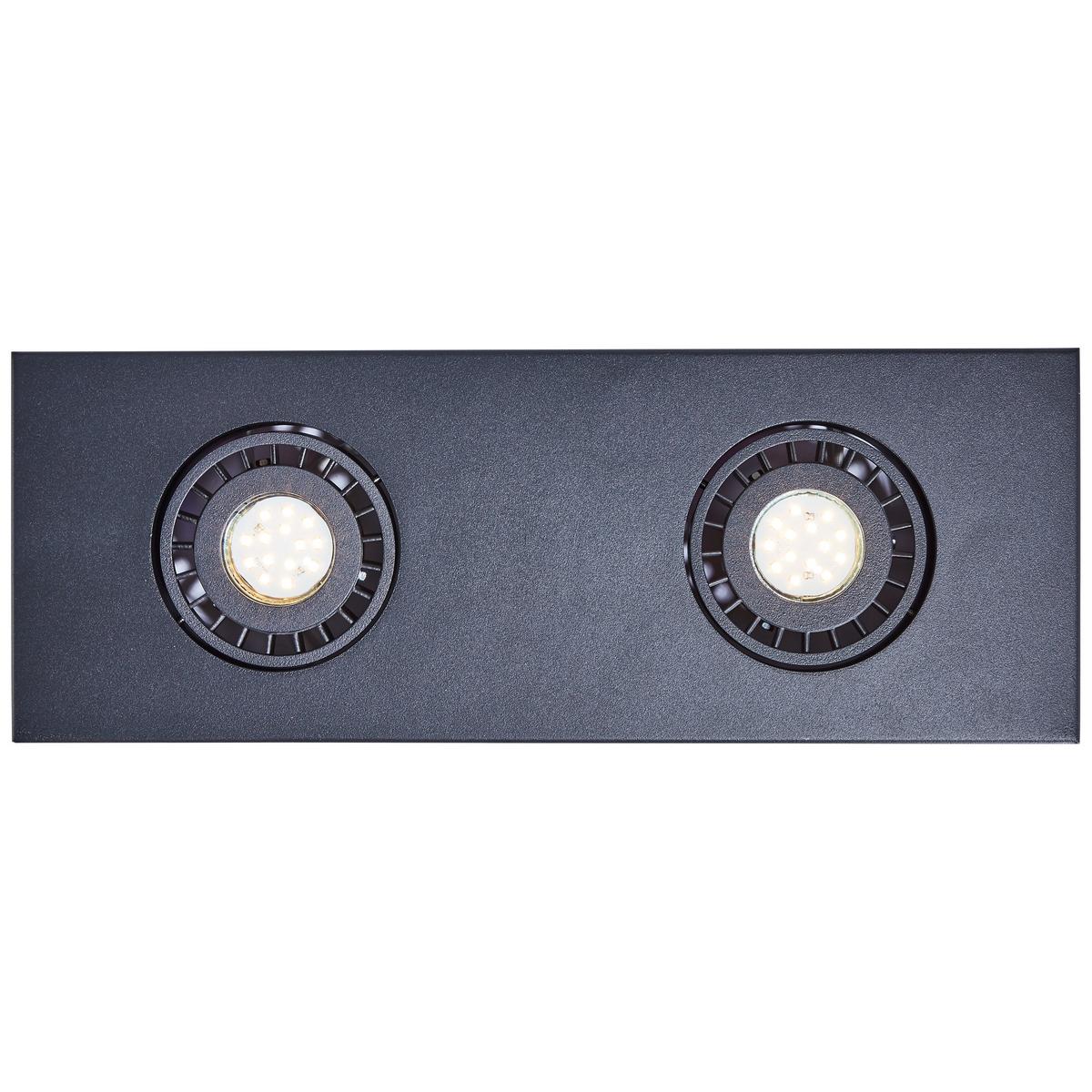 DECKENLEUCHTE Doro G99721/76 - Schwarz, Metall (15/40/9cm) - Brilliant