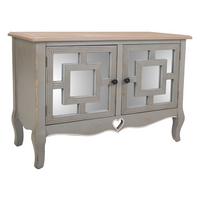 KONSOLE aus Holz 83x36x57 cm - Grau, Holz (36/83/56.5cm) - Wanderlust