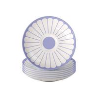 KAFFEEUNTERTASSEN Fleur Couleur Bleu ø 14,8 cm 6er Set - Blau, Keramik (14.8cm) - Villeroy & Boch