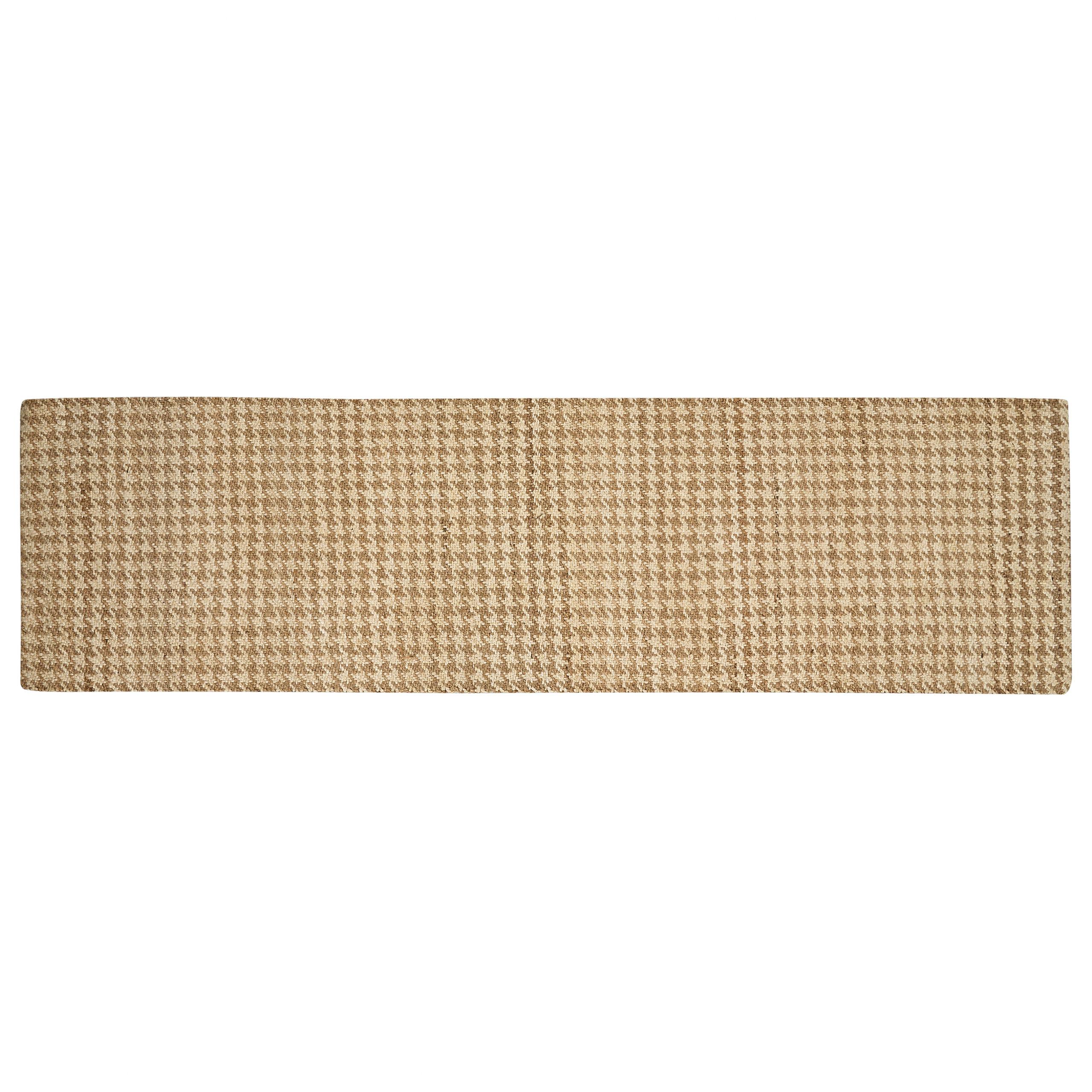 KURZFLOR-TEPPICH Beige 80/300 cm Araptepe - Beige, Naturmaterialien (80/300cm) - Beliani