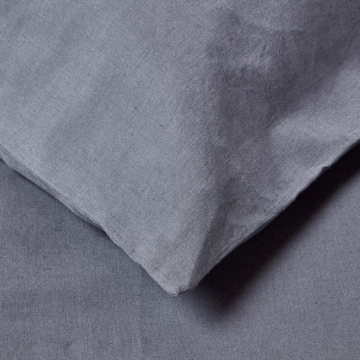 KISSENBEZUG Leinen - Dunkelgrau, Textil (48/74cm) - Homescapes