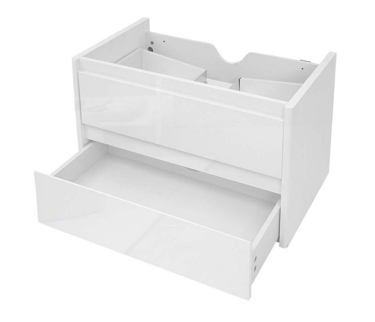 WASCHBECKENUNTERSCHRANK Weiß - Weiß, Holz (61/48/47cm) - MCW