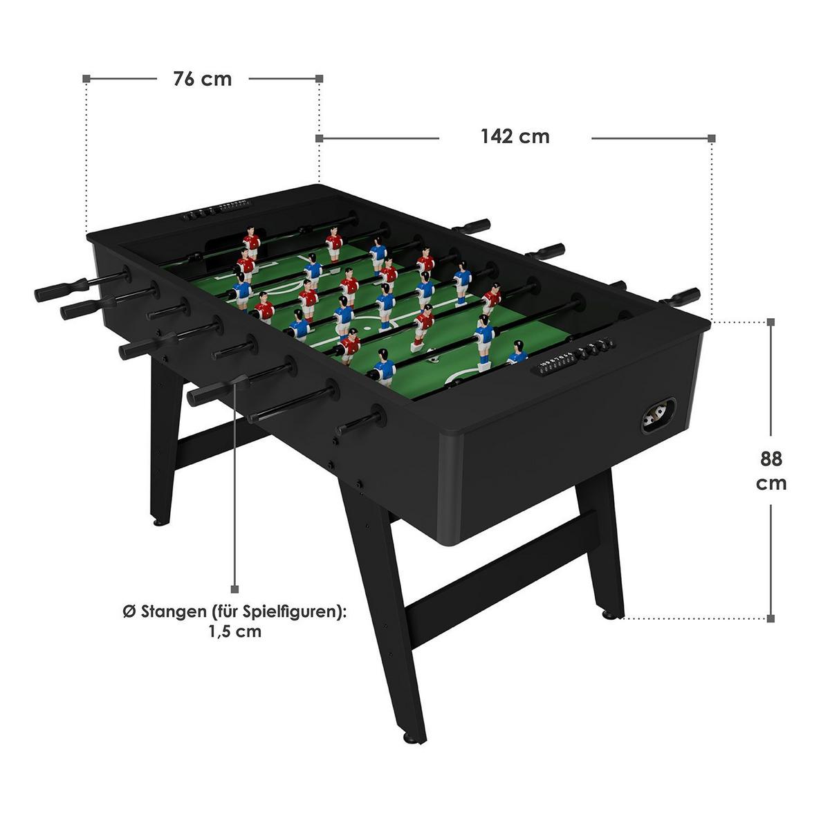 TISCHKICKER ProKick schwarz - Schwarz, Holz (76/88/142cm) - Artsport