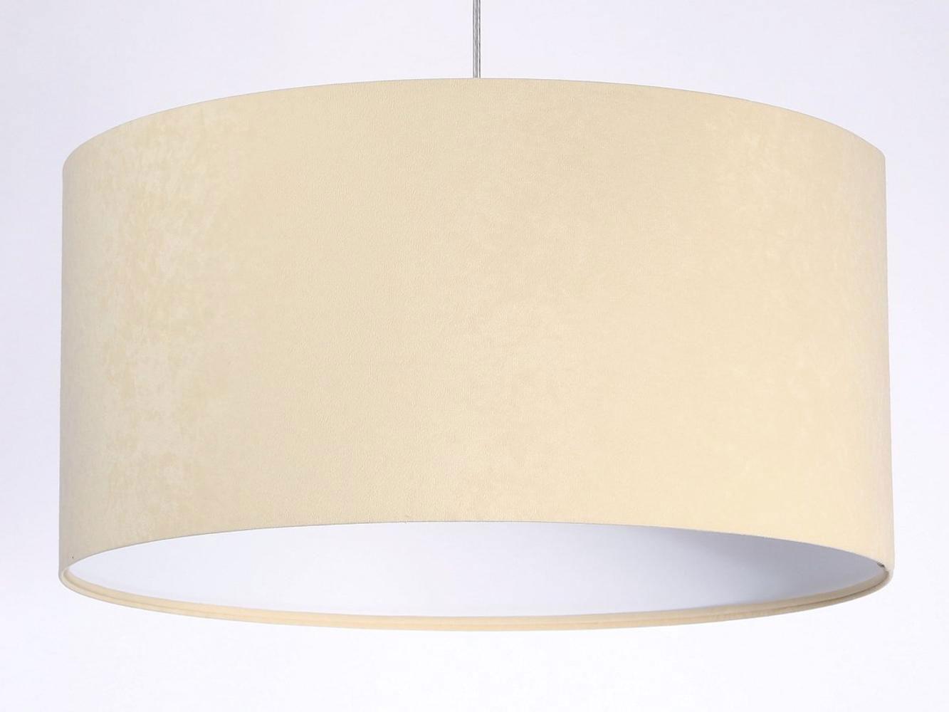 HÄNGELEUCHTE Weiß 50/25 cm - Beige/Weiß, Kunststoff (50/0.8/25cm) - ONZENO