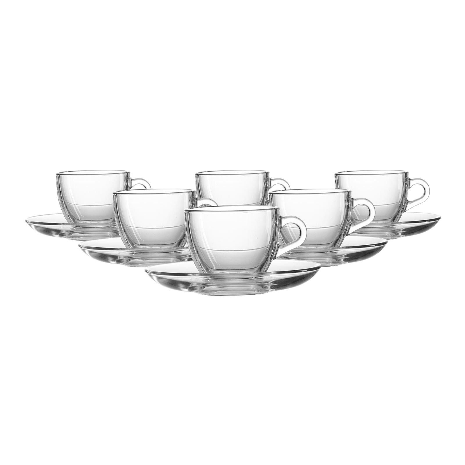 ESPRESSO-SET Barista transparent 80 ml 12-tlg. - Transparent, Glas (0.08L) - Ritzenhoff Breker