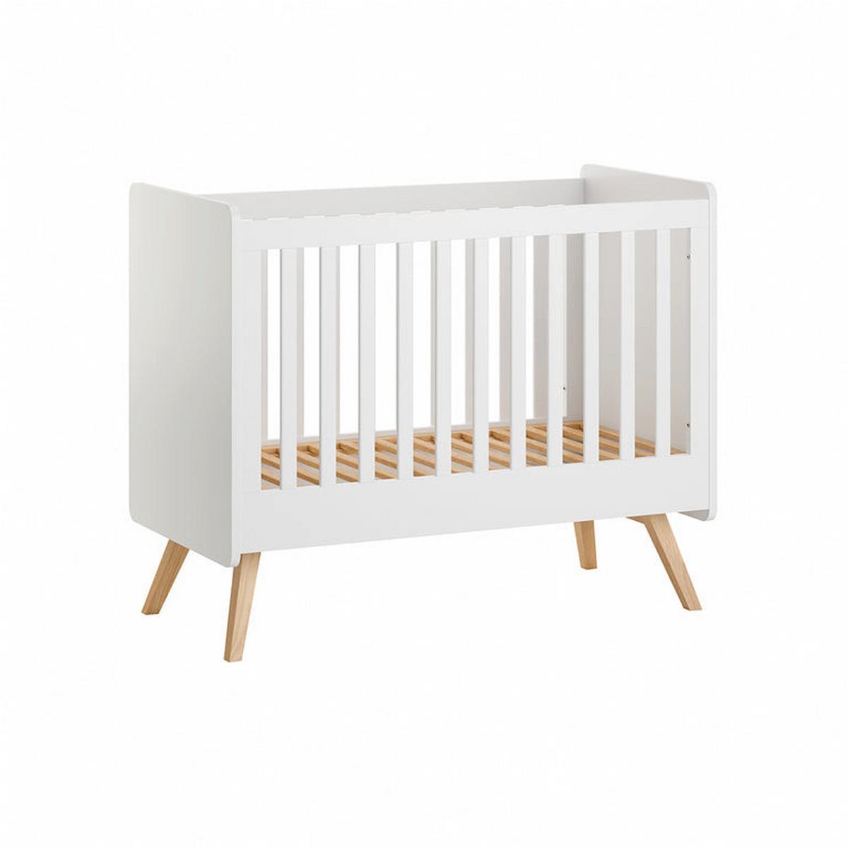 BABYZIMMER 3-teilig Vintage Weiß - Weiß, Holzwerkstoff (125/103/65cm) - Petits-meubles