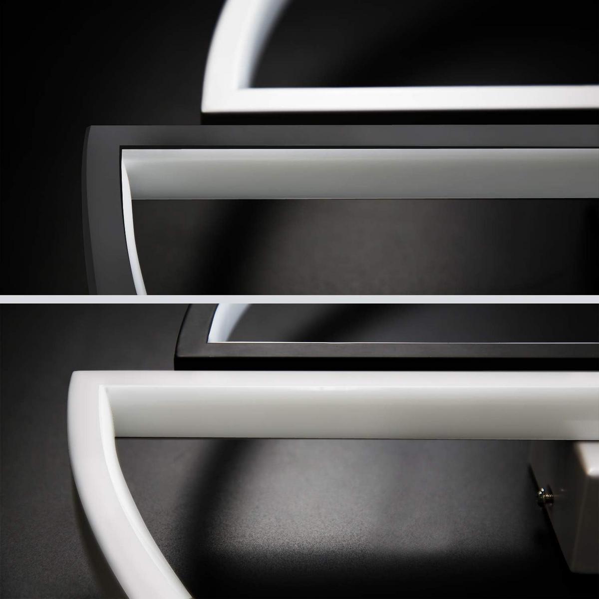 LED-DECKENLEUCHTE Lunsford 46/49/6cm - Weiß, Kunststoff (49/46/6cm) - Nettlife