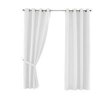 VORHANG 2ER SET PALERMO HxB 175x140 cm Weiß - Weiß, Textil (140/175cm) - Gardinenbox