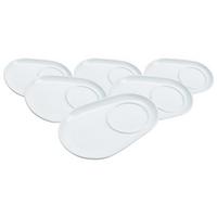 UNTERTELLER Bianco weiß 18 x 12,5 cm 6er Set - Weiß, Keramik (18/12.5/2cm) - Ritzenhoff Breker