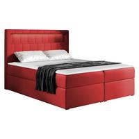 BOXBETT Aspen - H3 - Rot, Holz/Textil (160/200cm) - MIRJAN24