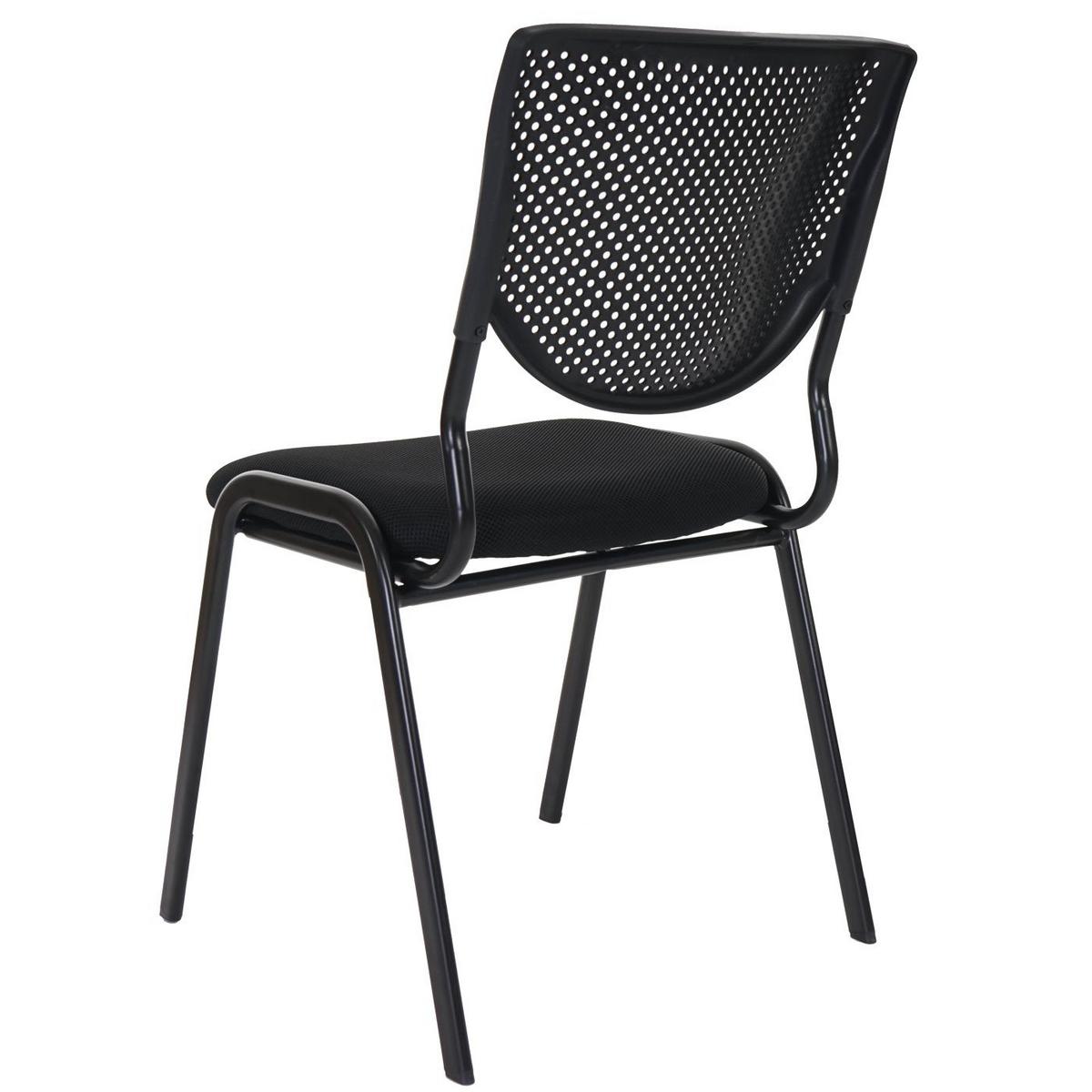 BESUCHERSTUHL Schwarz 2er-Set - Schwarz, Textil (49/83/58cm) - MCW